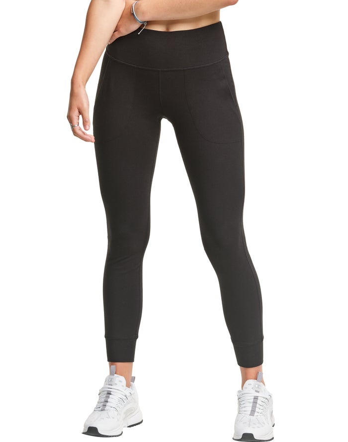 Champion Authentic - Naisten Mustat Legginsit - Suomi 9512387-JG